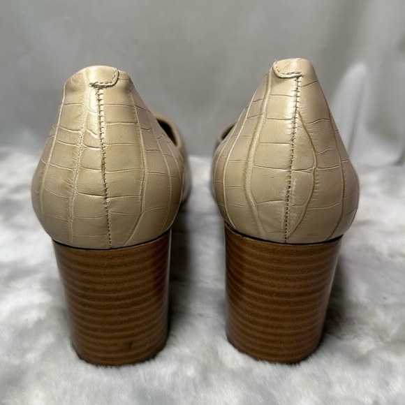 New Marc Joesph Comfort Pump Reptile Cream Nude Size 12 - Picture 5 of 6